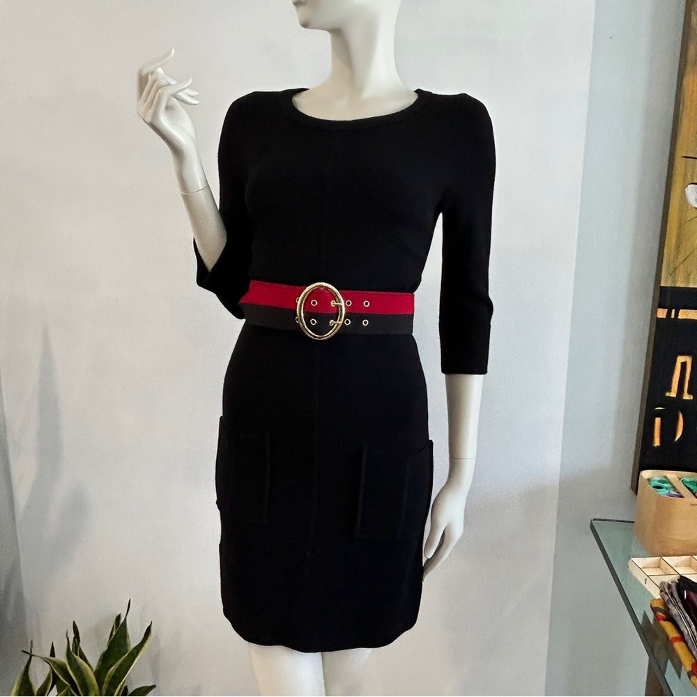 Colour Block Wide Statement Belt - Picture 2 of 8
